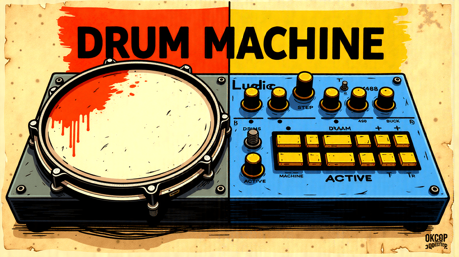 Bannière Drum Machine