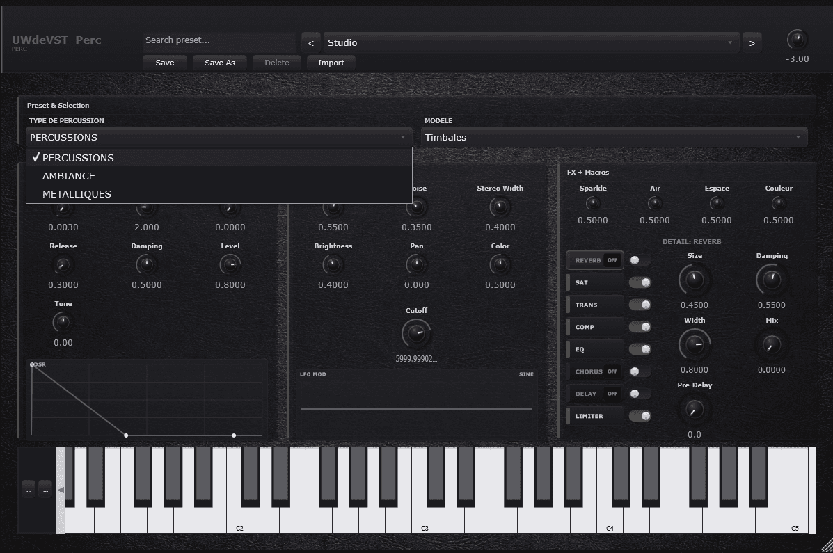 UWdeVST_perc screenshot