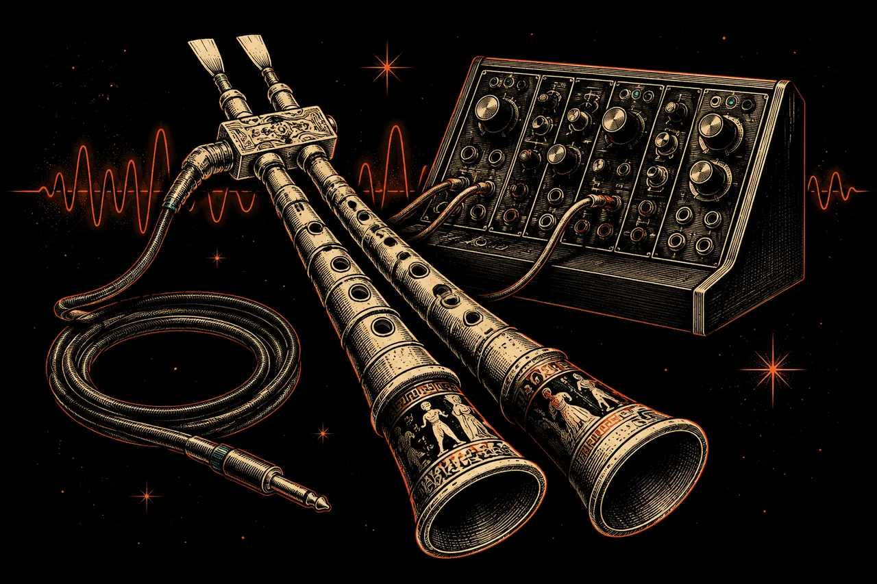 Illustration de Aulos, synthé UWdeVST