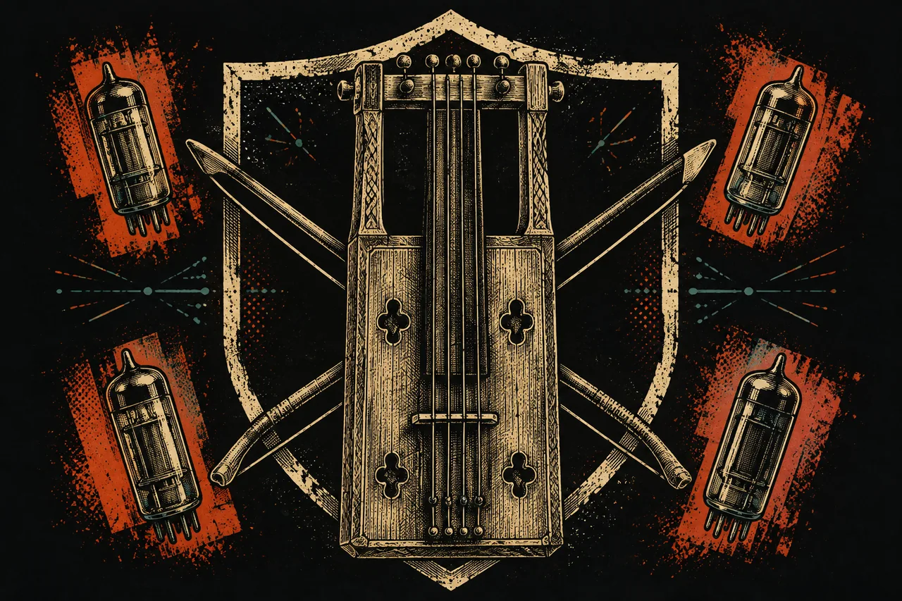 Illustration de Crwth, synthé UWdeVST