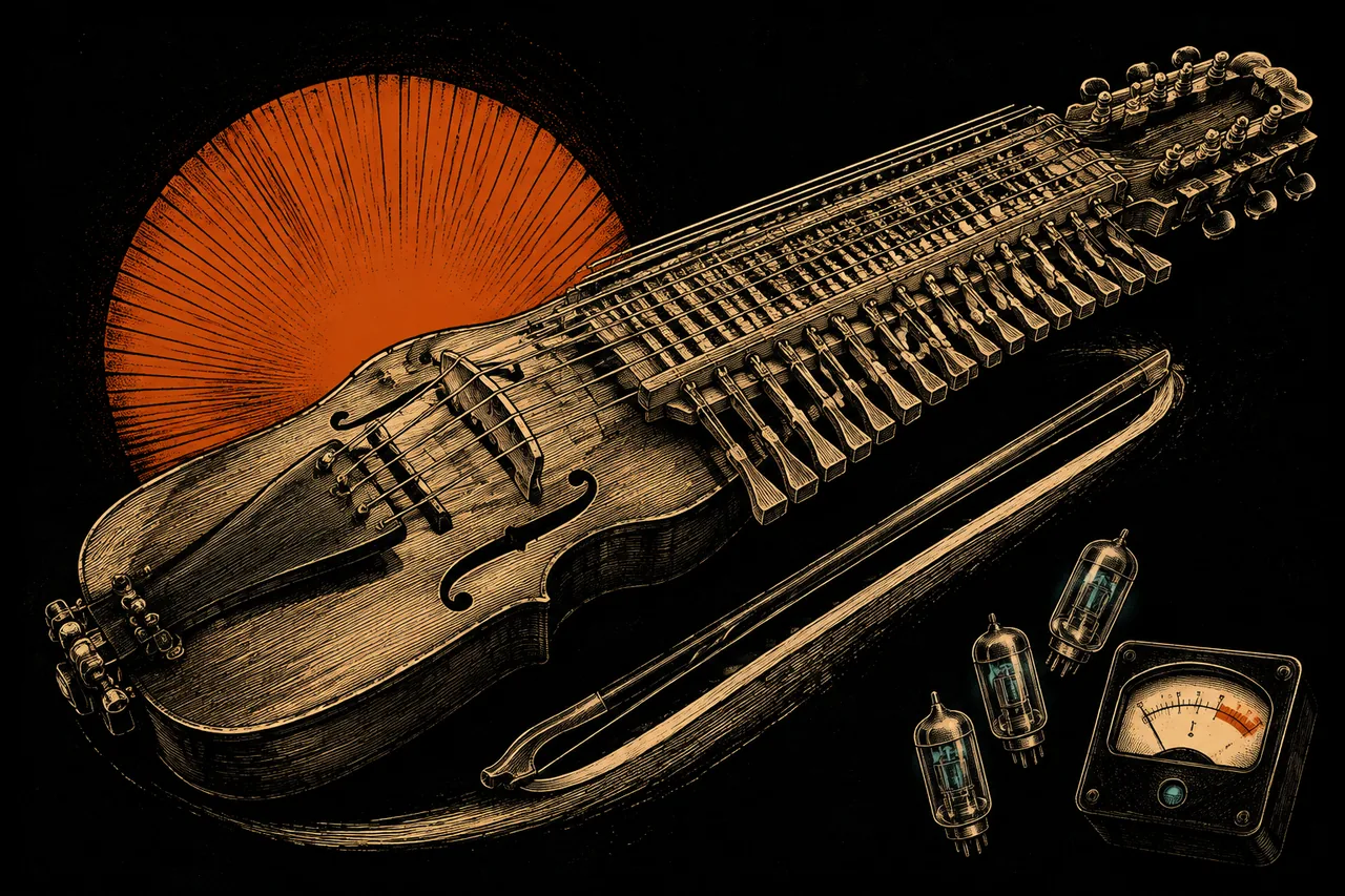 Illustration de Nyckelharpa, synthé UWdeVST