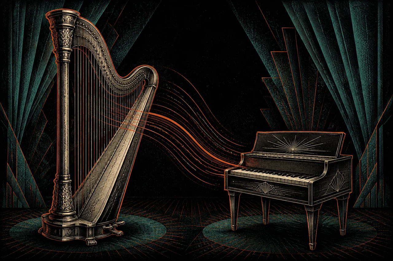 Illustration de Harp & Celesta, synthé UWdeVST