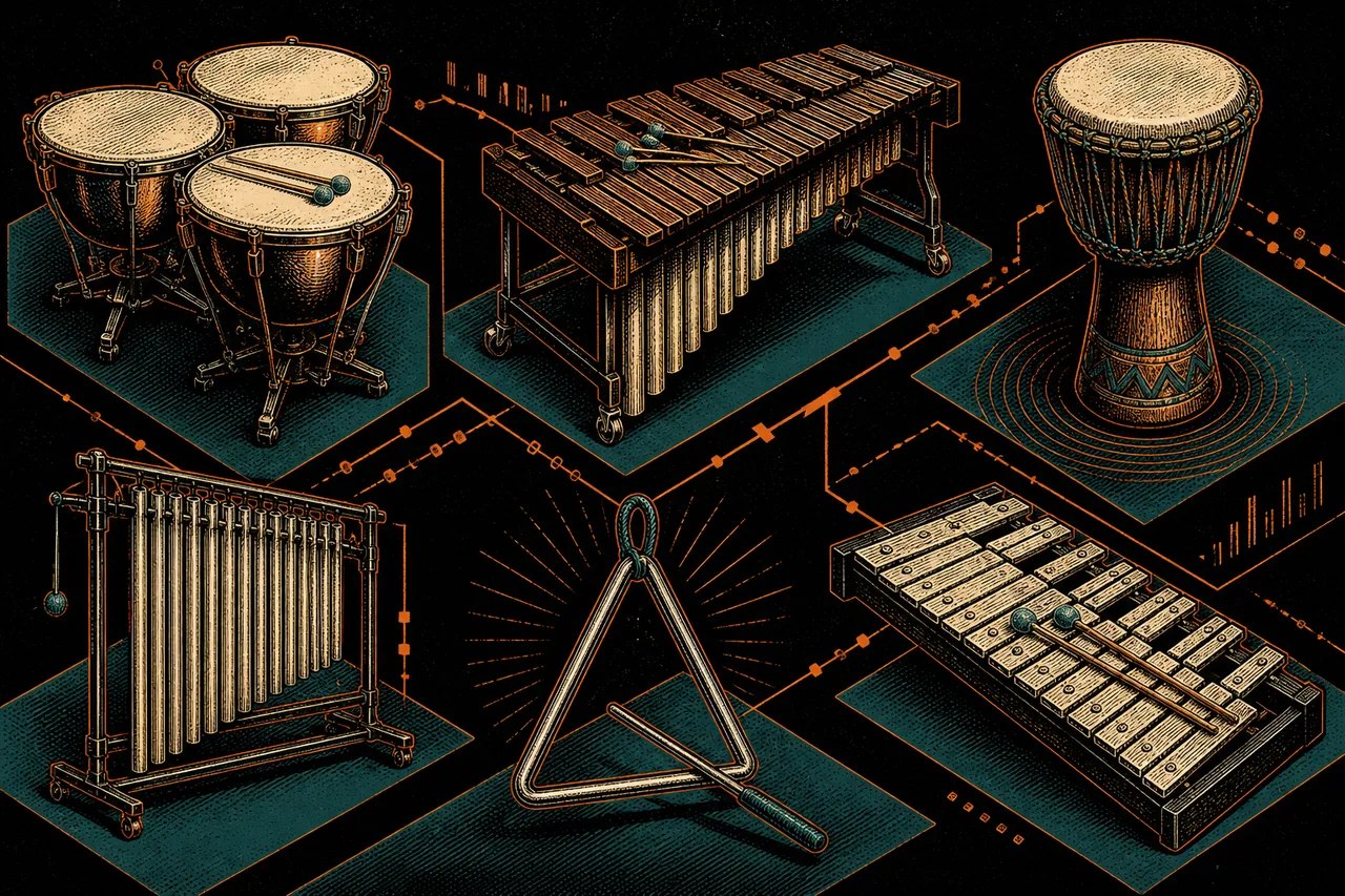 Illustration de Percussion, synthé UWdeVST