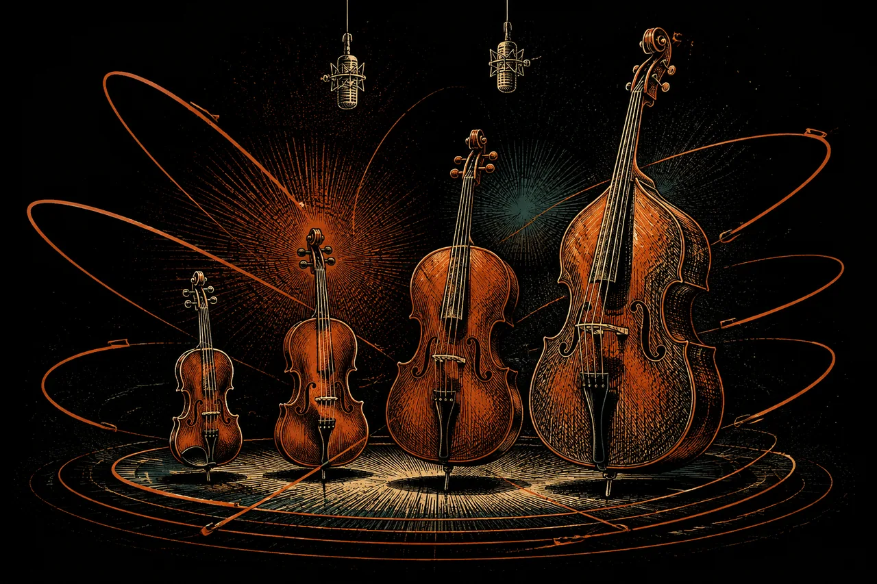 Illustration de Strings, synthé UWdeVST
