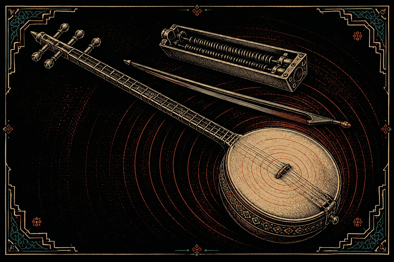 Illustration de Yayli Tanbur, synthé UWdeVST